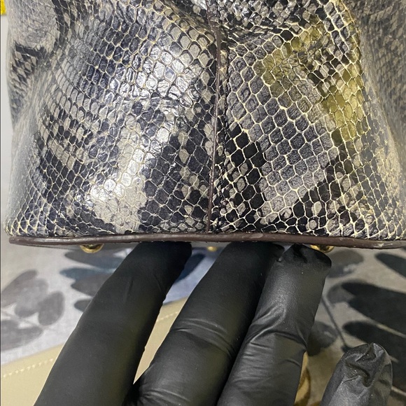 Dooney & Bourke City Barlow -Snake Skin and wallet - Picture 7 of 14